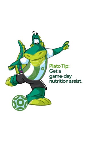 Plato Tip: The key to victory is to eat like a champion.
