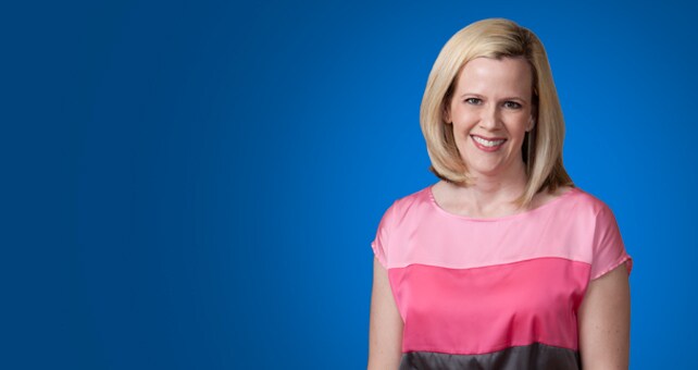 smiling female associate