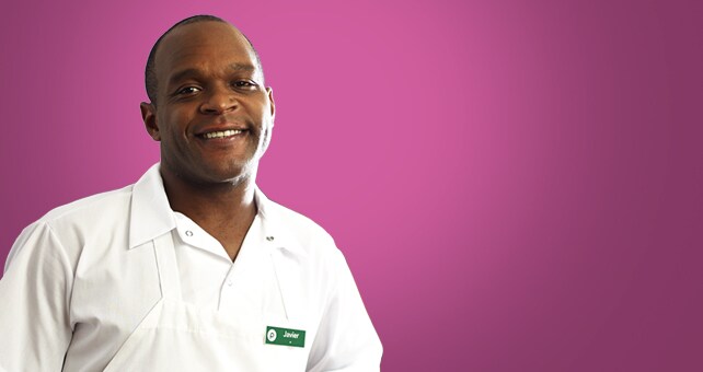 smiling male associate