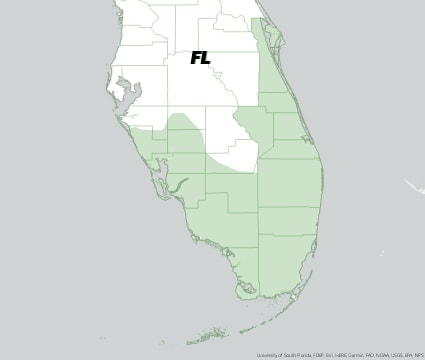 Miami Florida Area Map