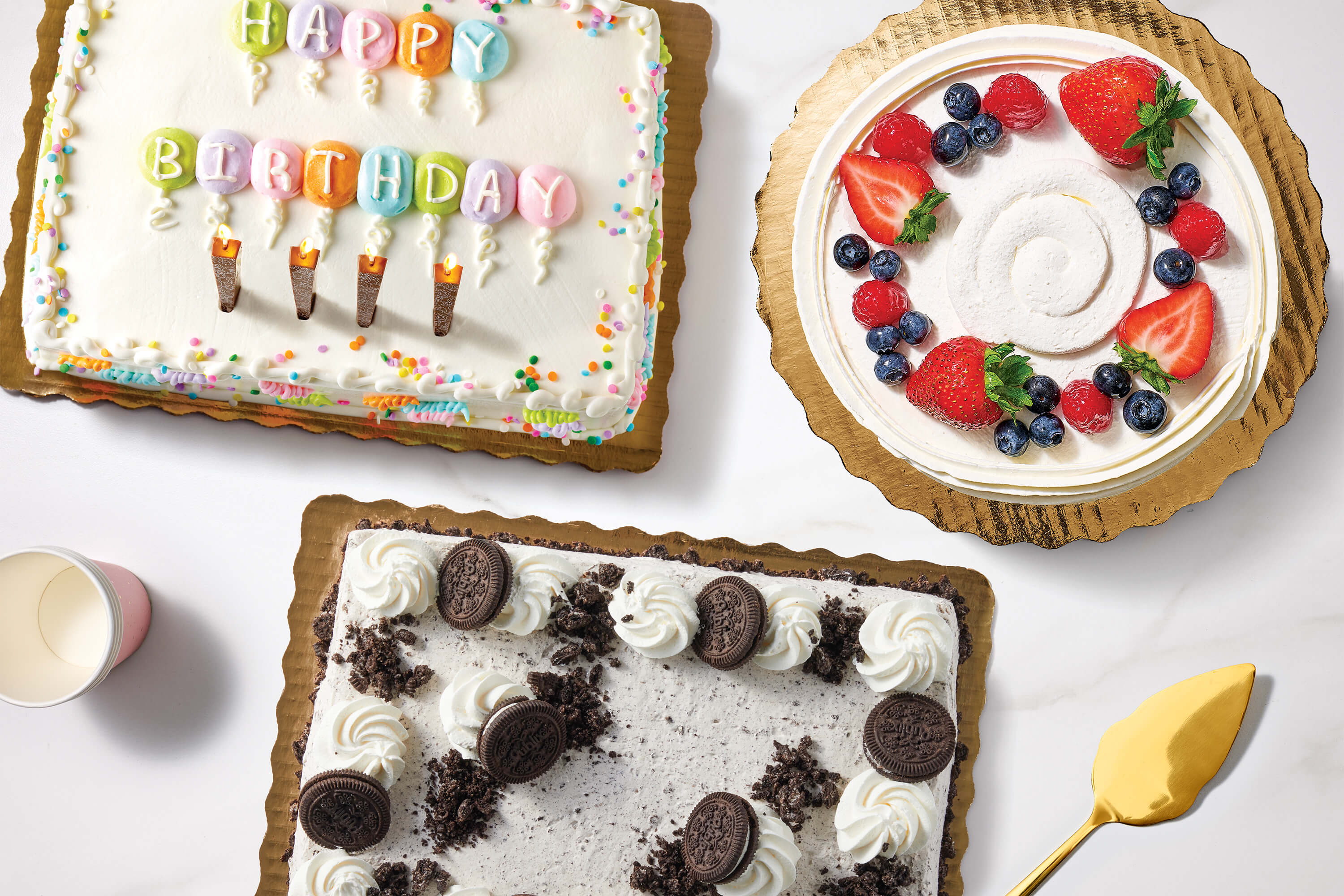 Publix Bakery decorated cakes. 