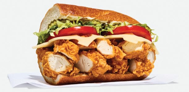 Publix Deli chicken tender sub