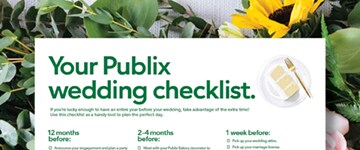 Your Publix wedding checklist.
