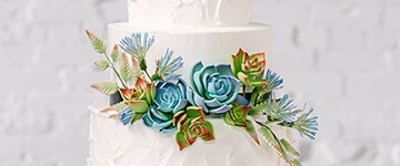 tiered wedding cake