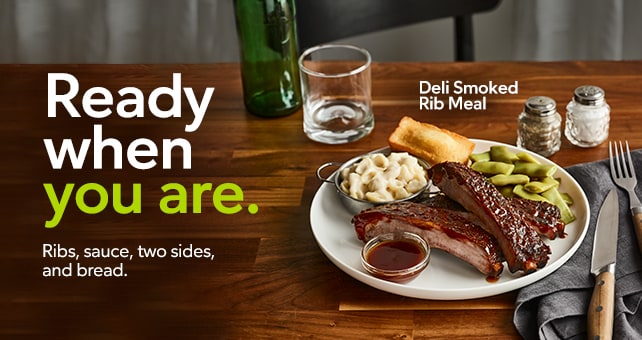 Publix Deli Rib Meal