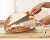 carving a turkey - step 7