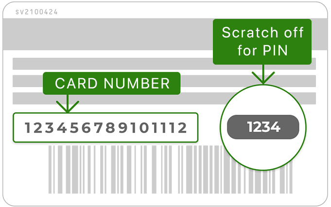 Gift Card Balance Check and Redeem