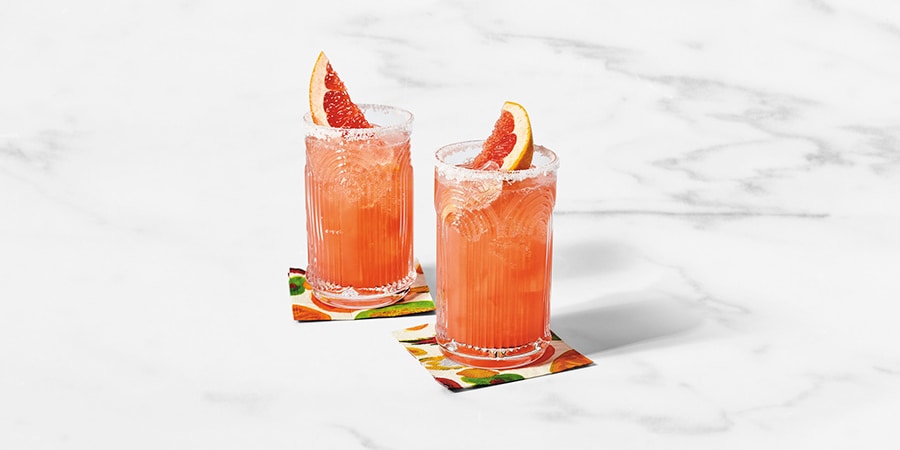 Citrus Paloma mocktail 