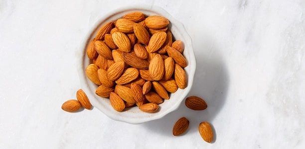bowl of almonds