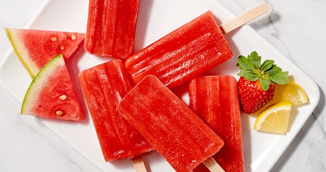 Watermelon Ice Pops