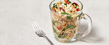 Greek Turkey and Rice Mug On-the-Go