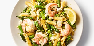 One-Pot Shrimp and Asparagus Pasta