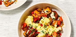 Chipotle-Sweet Potato Hash Bowls