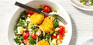 Summer Sweet Potato-Falafel Bowls