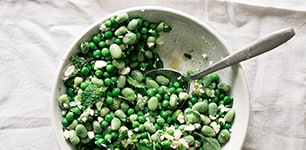 bowl of green-colored beans