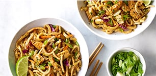 Pork Chow Mein in bowls