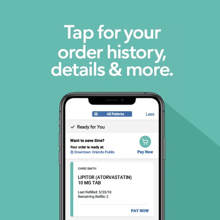 Tap for your order history, details & more.