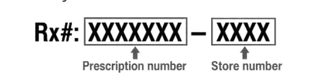 Publix Pharmacy flu shot prescription number and store number example
