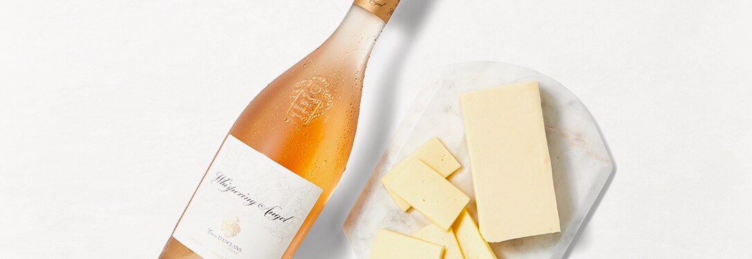 Chateau d’Esclans Whispering Angel Rosé paired with Havarti