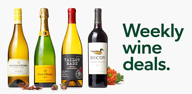 Click for weekly wine deals.