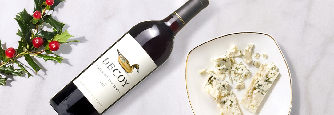 Decoy Cabernet Sauvignon paired with Gorgonzola