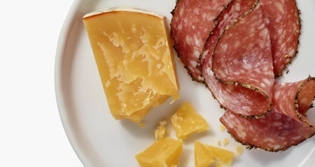 gouda and salami