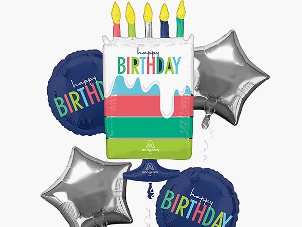 Modern Birthday balloons
