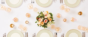 Forever Coral centerpiece