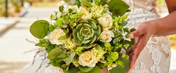 Green Harmony bridal bouquet