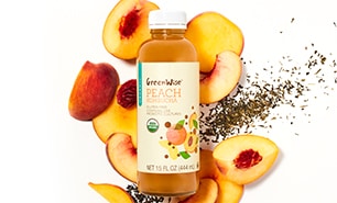 GreenWise Peach Kombucha