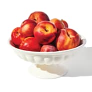 bowl of peaches