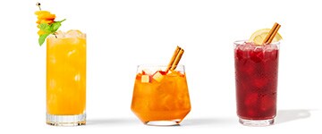 Falling Leaf, Spiced Rum Cider and Cherry Cheer cocktails