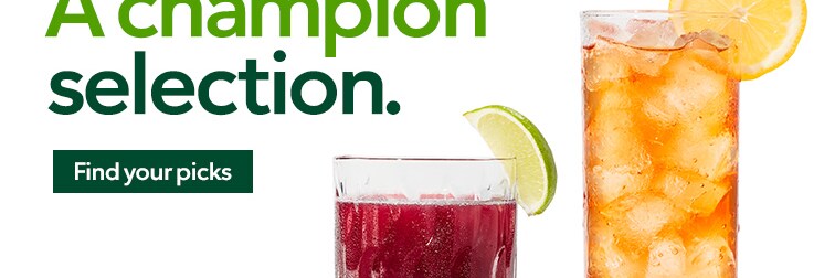 Lime Zinfandel Splash and Touchdown Tea cocktail drinks