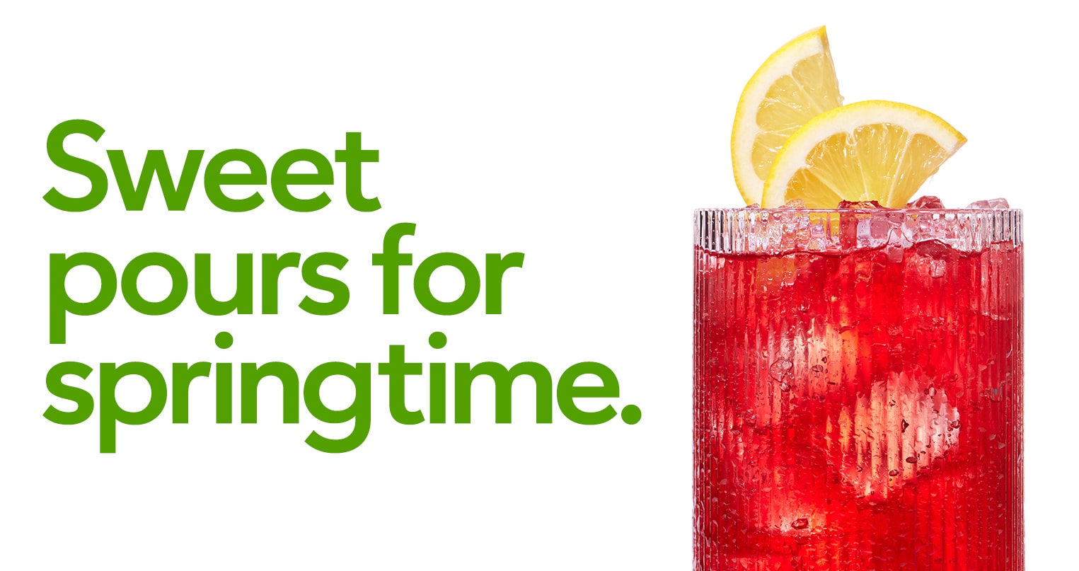 Sweet pours for springtime.