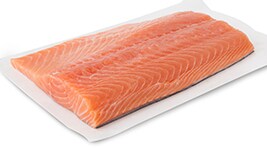 raw salmon