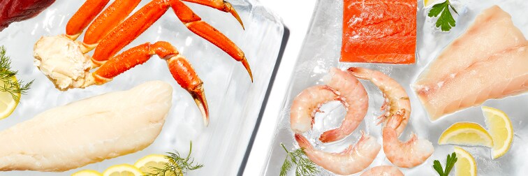 Fresh seafood 