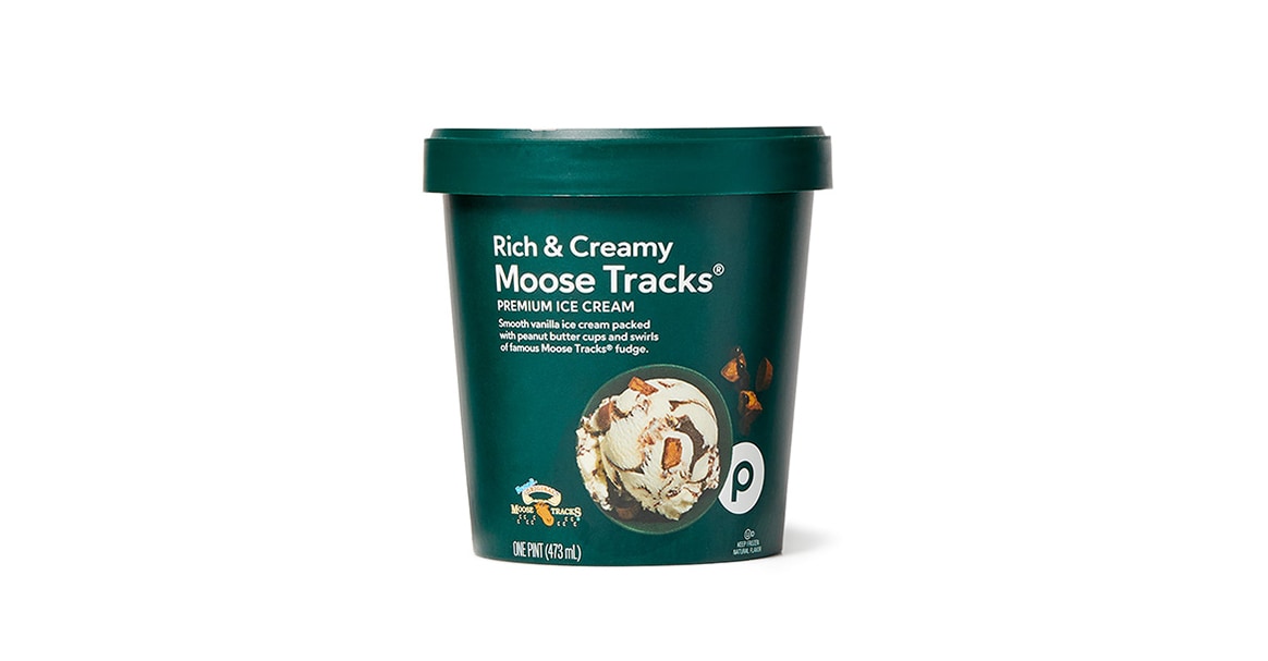 Publix Rich & Creamy Moose Tracks Premium Ice Cream