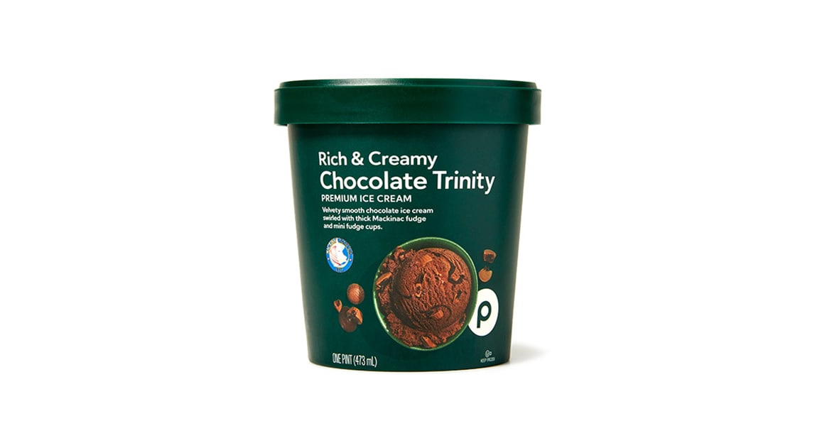 Publix Rich & Creamy Chocolate Trinity Premium Ice Cream