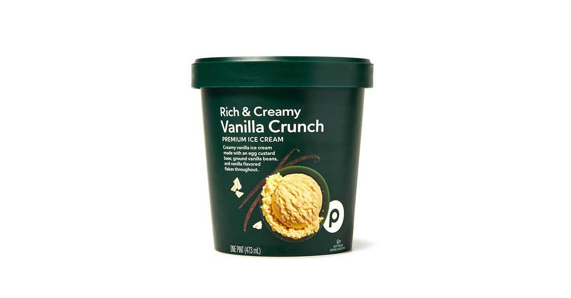 Publix Rich & Creamy Vanilla Crunch Premium Ice Cream