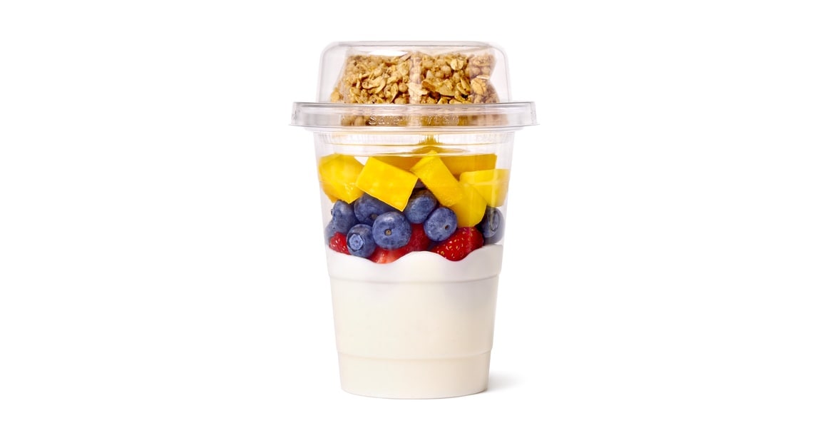 Publix Mango Strawberry Blueberry Parfait