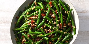 sweet and spicy green beans