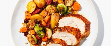 One-Pan Turkey Breast and Roasted Vegetables