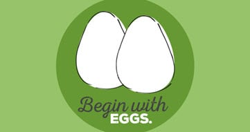 illustration of eggs breakfast tip