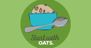 illustration of oats breakfast tip