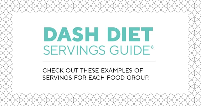 Dash Diet Servings Guide