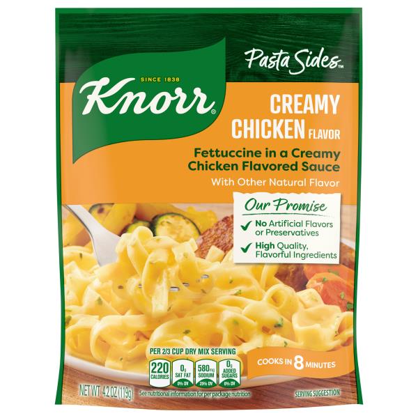 Knorr Pasta Sides Fettuccine Creamy Chicken Flavor Publix Super Markets 6653