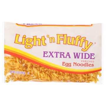 Light 'n Fluffy Egg Noodles, Enriched, Extra Wide
