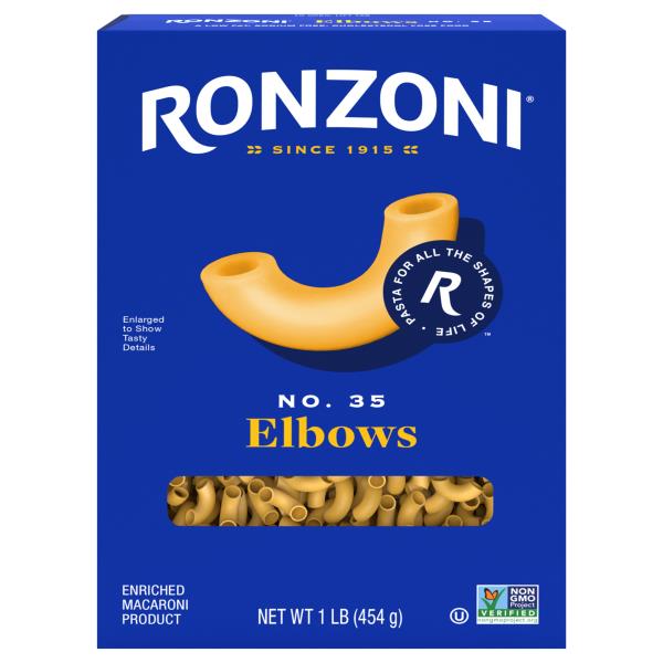 Ronzoni Elbows 16 Oz Non Gmo Macaroni Pasta For Mac And Cheese Publix Super Markets 3926