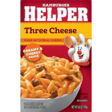 Hamburger Helper Pasta, Three Cheese
