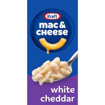 Kraft White Cheddar Macaroni & Cheese Dinner with Pasta Shells